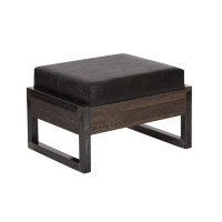 Пуф для барбершопа "Брикстон" одноместный