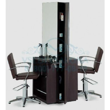 Мужское зеркало барбер двухстороннее Ahead