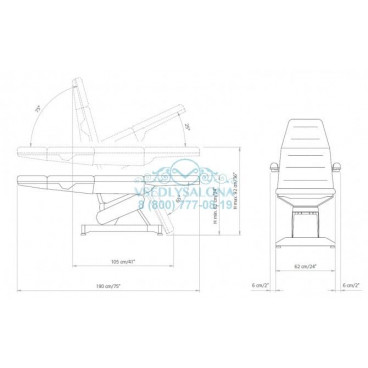Кресло косметологическое "LEMI 3"