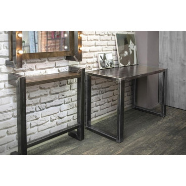 Мужское барбер зеркало Andres с подставкой и подсветкой