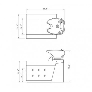 Парикмахерская мойка "Foresta"