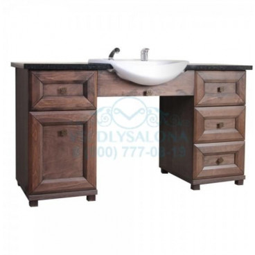 Мужское зеркало барбер с раковиной