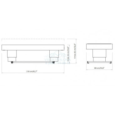 Массажная кушетка Spa dream Q