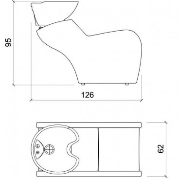 Мойка парикмахерская "CLUBWASH"