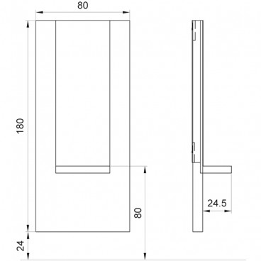 Зеркало парикмахерское "Time 2 Wall"