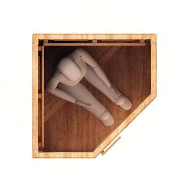 ИК кабина "CLASSIC" угловая