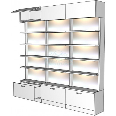 Витрина для косметики Open