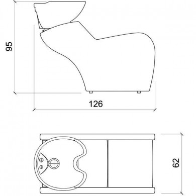 Мойка парикмахерская "CLUBWASH"