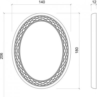 Зеркало парикмахерское "Venus Wall"