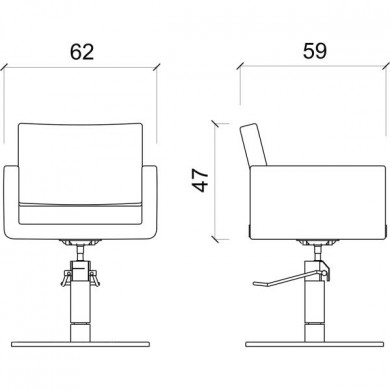 Кресло парикмахерское "U-Shape"