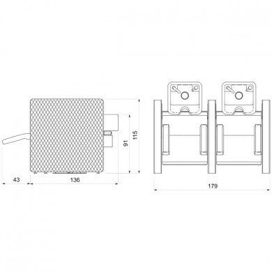 Парикмахерская мойка "VIP LOUNGE 2P"